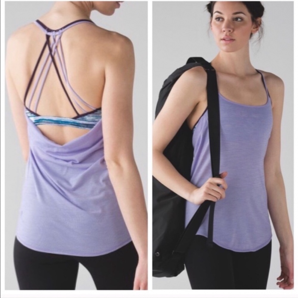 LuluLemon Free to be Wild Lilac Tank